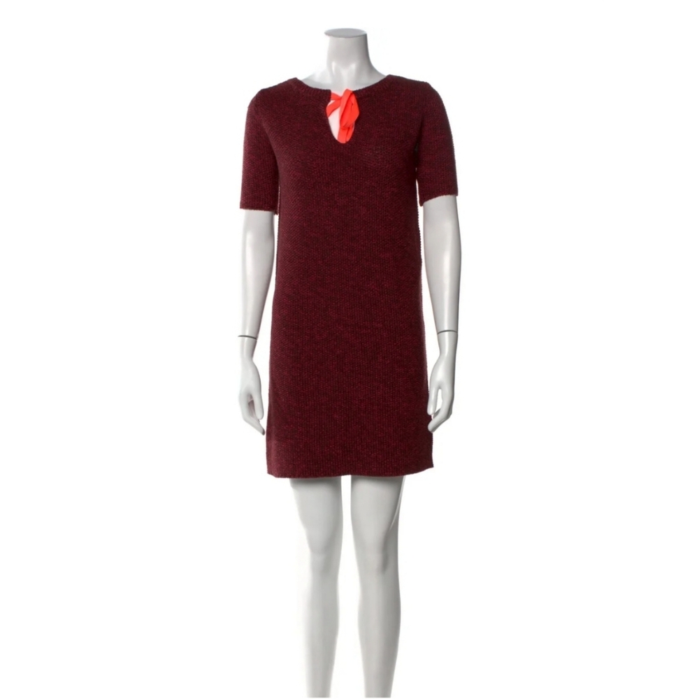 Maje Short Sleeve Knit Dress. Size: Maje 3 = US Large.